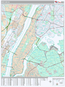 New York Digital Map Premium Style